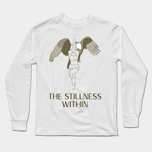 The Stillness Within Long Sleeve T-Shirt by TrendyShopTH